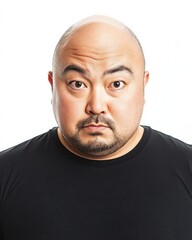 Obraz premium Men of different ethnicities display unique expressions and emotions together