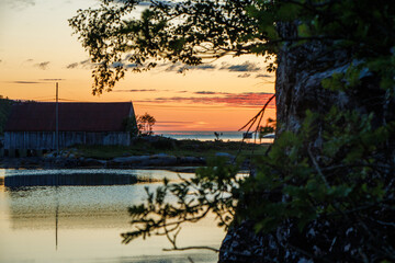 Fototapeta premium Sunset Norvégien