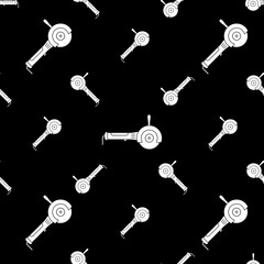 Angle Grinder Icon Seamless Pattern Y_2407001