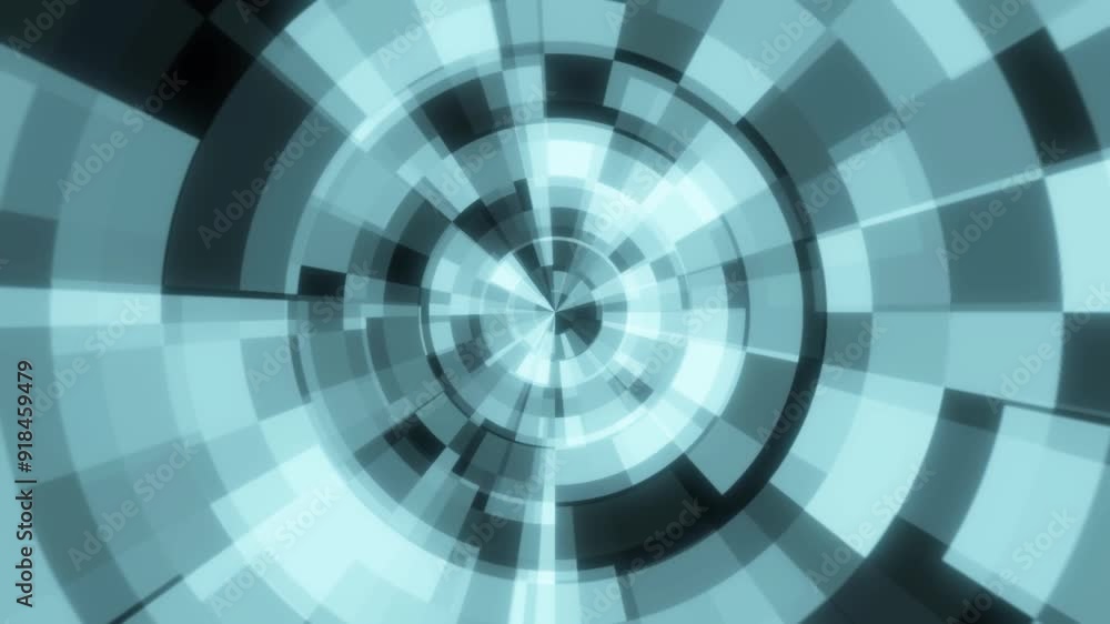 Aufkleber flight through an optical tunnel. abstract animation graphics. space tunnel, pulsating flashes of li
