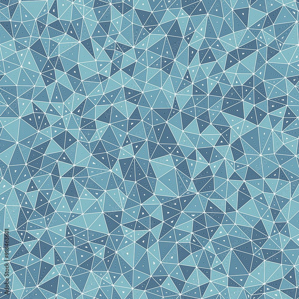 Poster geometric template background with small triangles in a mono-tone style. features a seamless, repeat