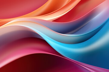 Abstract background with colorful flowing lines.