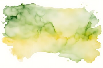 Obraz premium A blend from light orange to deep red watercolor on white background, AI Generated