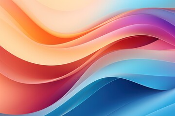 Abstract colorful gradient waves background.
