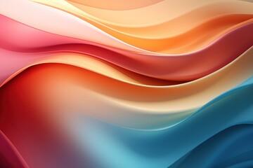 Abstract colorful gradient waves background.