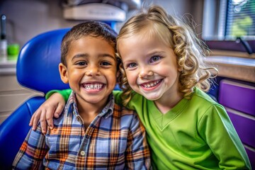 children at the dentist