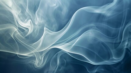 Obraz premium Wisps of smoke in an abstract pattern