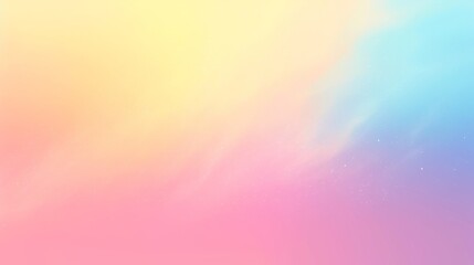 A smooth gradient transitioning through various pastel colors, creating a soft and calming background