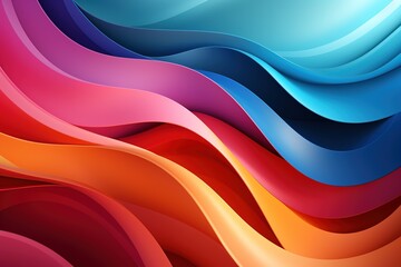 Abstract colorful wave background.