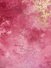 Retro dark pink and yellow acrylic background with cream tones, featuring a low saturation, gilded Chinese style texture.