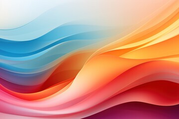 Abstract colorful wave background with gradient colors.