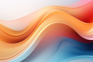 Abstract colorful wave background with gradient hues.