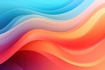 Abstract colorful wave background with gradient hues.
