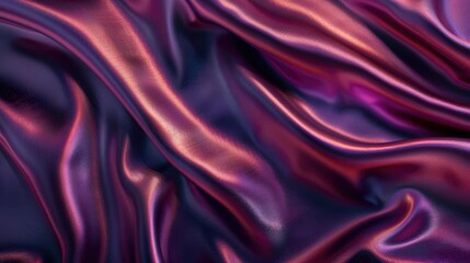 Obraz premium Elegant patterns of satin fabric with a glossy, reflective surface in various shades