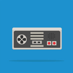 video game controller. illustration of an electronic device for playing. suitable for poster use and web icons