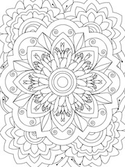 Flowers Coloring Book Pages Flowers Patterns