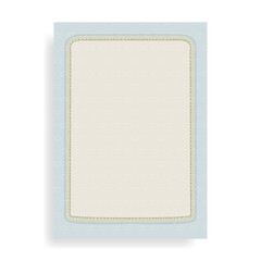 empty frame blue drawing vector background