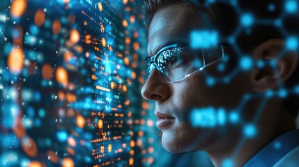 Advanced Biostatistics Analysis in Medical Diagnostics, Data Visualization Concept for Healthcare Innovation and Research