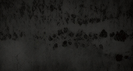 Fototapeta premium Fondo de hormigón con textura grunge negro oscuro. Panorama de fondo o textura de pizarra negra gris oscuro. Textura de hormigón negro vectorial. Fondo de pared de piedra. 