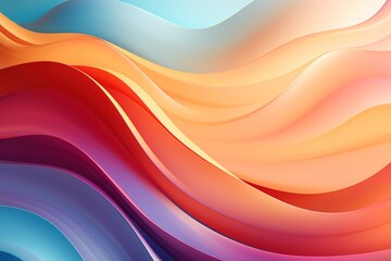 Abstract background with colorful wavy lines.
