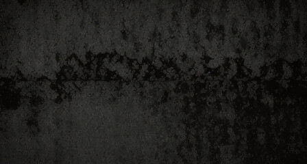Fototapeta premium Fondo de hormigón con textura grunge negro oscuro. Panorama de fondo o textura de pizarra negra gris oscuro. Textura de hormigón negro vectorial. Fondo de pared de piedra. 