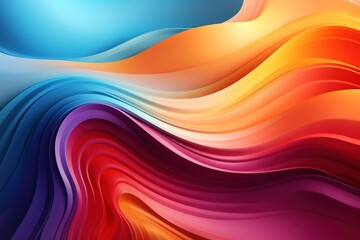 Obraz premium Abstract colorful wave pattern background.