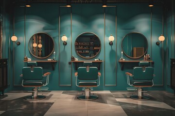 Modern hairdressing salon