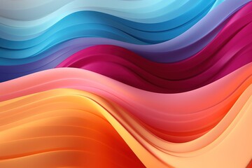 Obraz premium Abstract background with colorful wavy lines.