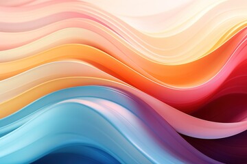 Abstract colorful wavy background.