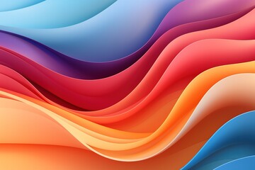 Abstract background with colorful wavy lines.