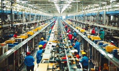 factory worker illustration