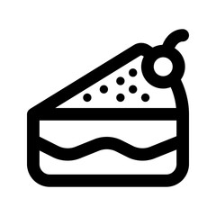 cake line icon