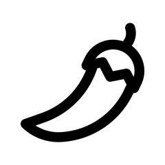 chili line icon