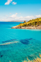 Obraz premium The amazing Xigia Sulfur Beach in Zante, Greece