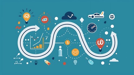Strategic Business Growth and Success Path Concepts: Mapping Out Effective Strategies for Expanding Operations and Achieving Sustainable Success in a Competitive Market