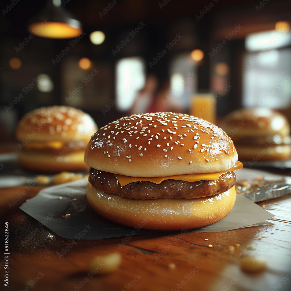 Poster cheeseburger