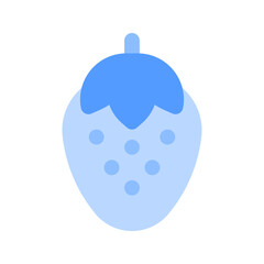 strawberry duotone icon