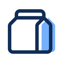 take away filled line icon