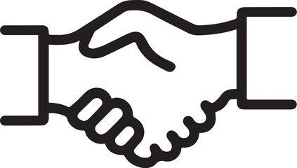 shake hands in a formal 