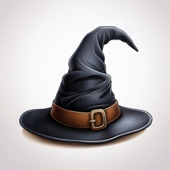 Witch hat icon vector. Halloween illustration sign. Witch symbol or logo.