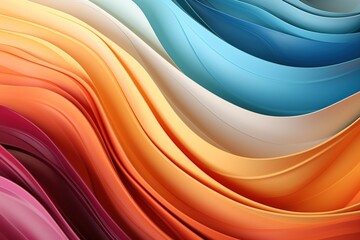 Abstract colorful wavy background.