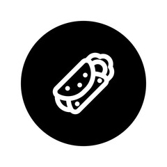 kebab line circular icon