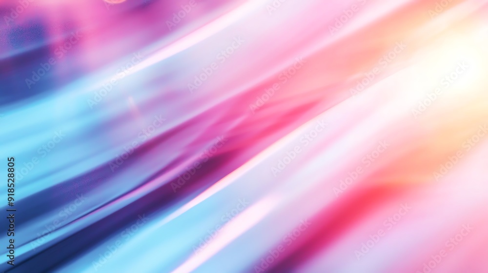 Poster abstract light trails in vibrant colors create a dynamic and dreamy atmosphere, perfect for backgrou