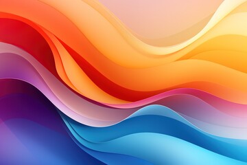 Abstract colorful wavy background.