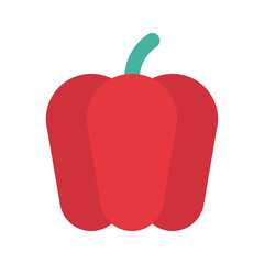 bell pepper flat icon
