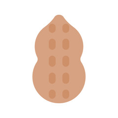peanut flat icon