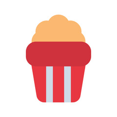 popcorn flat icon
