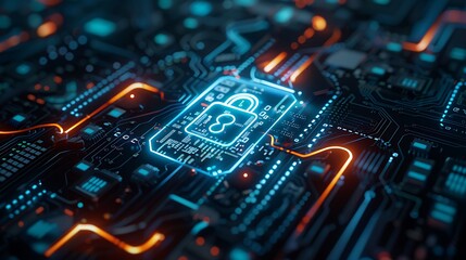 A secure login interface with layers of encryption ensuring data integrity and protection against cyber threats
