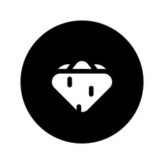 sandwich glyph circular icon
