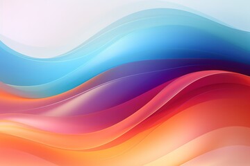 Obraz premium Abstract background with colorful, flowing waves.